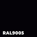 kolor RAL9005 embet ogrodzenia kolorystyka słupkia